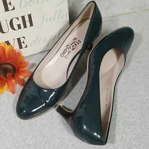 Salvatore Ferragamo LEO Patent Leather Pump